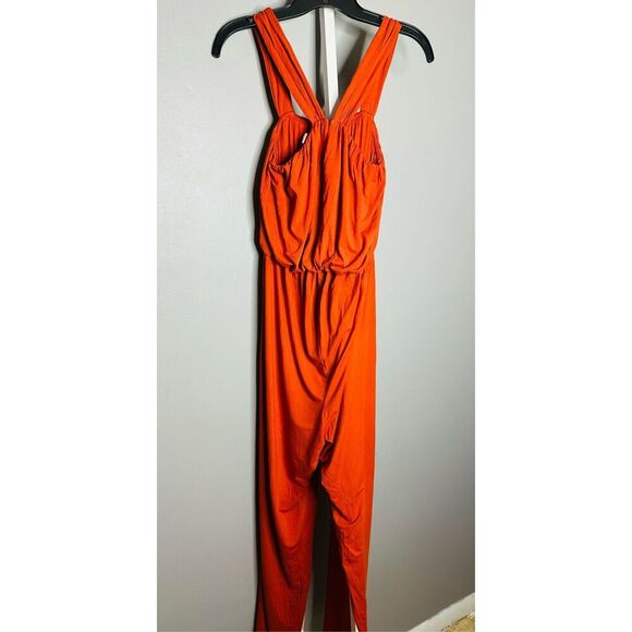 NWT ASOS Maternity Burnt Orange Wide Legged Jumpsuit - Picture 5 of 8